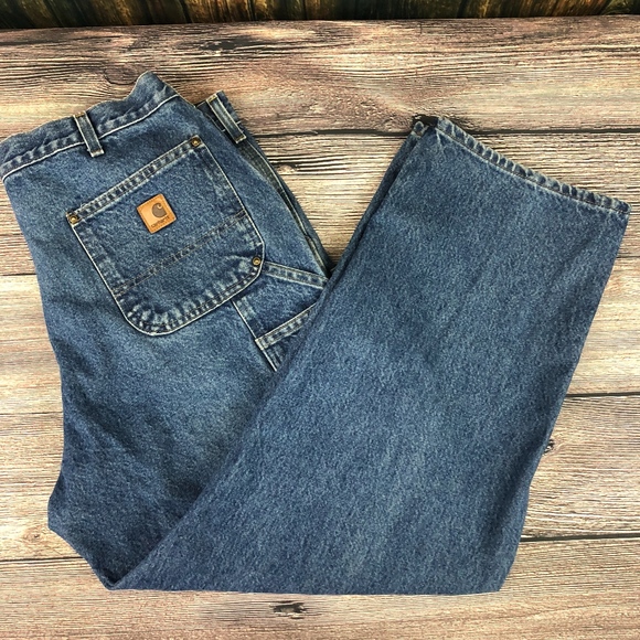 carhartt work dungaree jeans